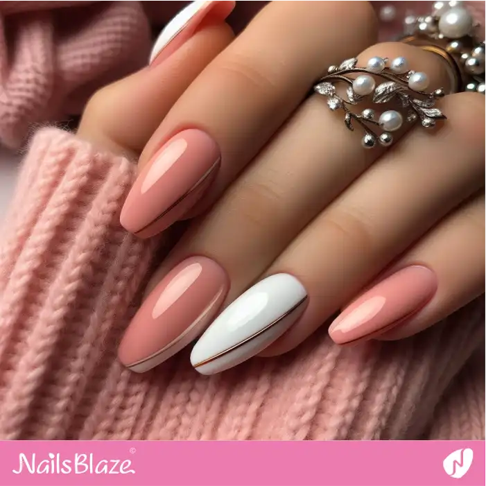 Peach Fuzz Ballerina Nails | Color of the Year 2024 - NB1720